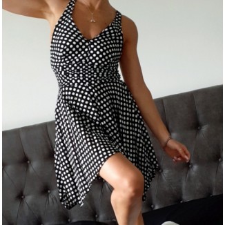 Abito-Tutina corto a pois | Conny