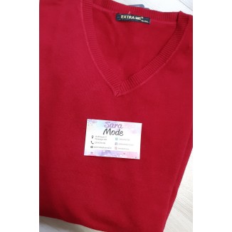 Maglioncino di lana slim scollo a V |
