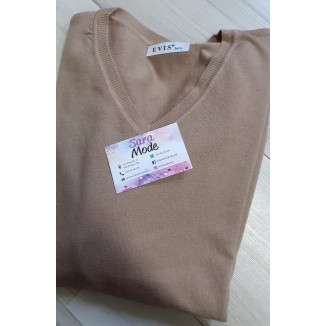 Maglioncino di lana slim scollo a V | Joy