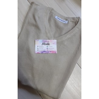 Maglioncino di lana slim scollo a V | Joy