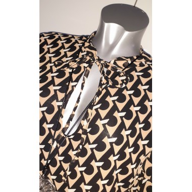 Abito corto fantasia geometrica | Rendy