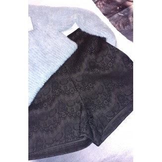 Shorts in tessuto pesante di pizzo | Federica