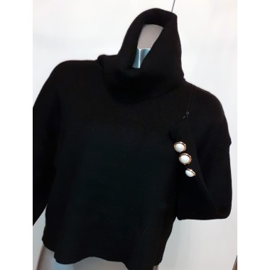 Maglione collo alto con bottoni | Benny