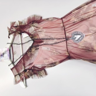 Abito in tulle trasparente | Butterfly