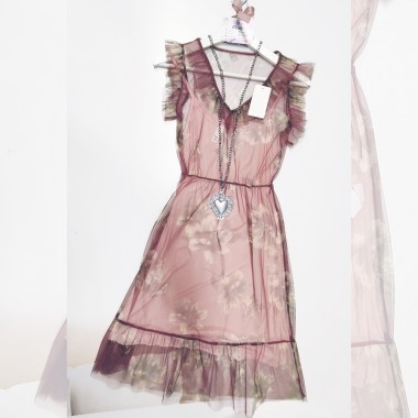 Abito in tulle trasparente | Butterfly