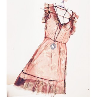 Abito in tulle trasparente | Butterfly