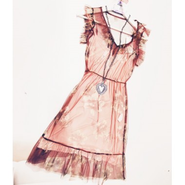 Abito in tulle trasparente | Butterfly