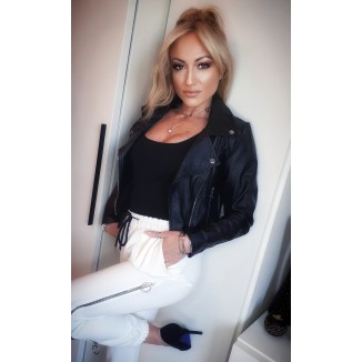 Pantalone con cerniere laterali | Denny