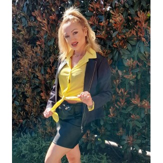 Giubbino similcamoscio con...