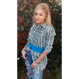 Maxi camicia a quadretti | Ronny