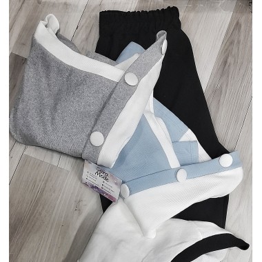 Maglia di cotone con maniche tre quarti
