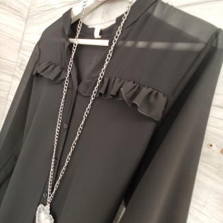 Camicia trasparente con rouge | Spains