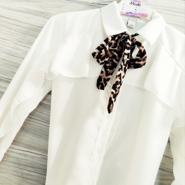 Camicia da donna trasparente rouge