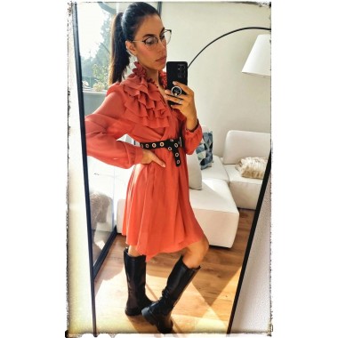 Abito corto con rouge| Lalla