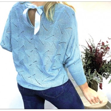 Maglioncino di cotone traforato | Maddy