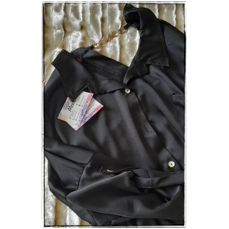 Maxi camicia in tessuto lucido | Jinny