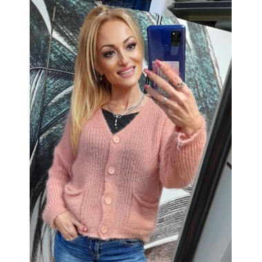 Mini cardigan misto lana morbida | Lara