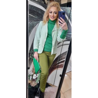 Giacca a righe elasticizzata | Melita