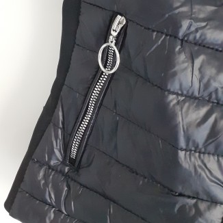 Giubbino smanicato nero | Peter