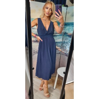 Abito lungo in cotone leggero | Fede