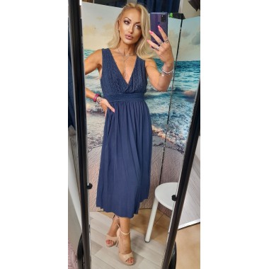 Abito lungo in cotone leggero | Fede