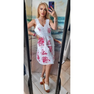 Abito corto in macramè | Rebby
