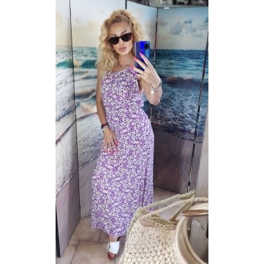 Abito lungo fantasia floreale | Rihanna