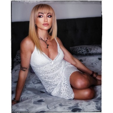 Abito sottoveste di pizzo | Barbara