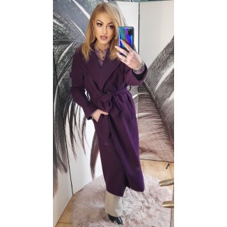 Cappotto lungo caldo panno...