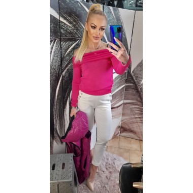 Maglioncino di cotone off-shoulder |