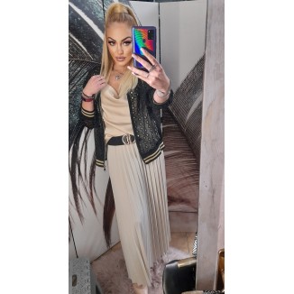 Giacchino traforato con zip...