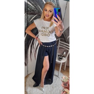 Shorts con gonna in tulle |...