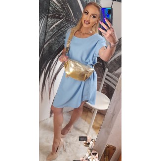 Abito corto tinta unita |...