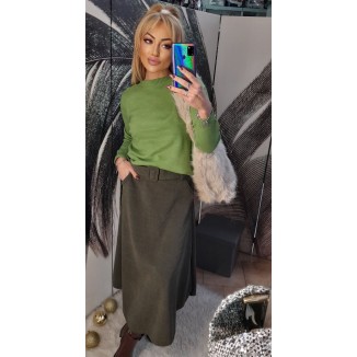 Gonna lunga con tasche...