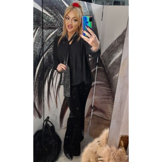 Camicia misto seta trasparente | Gina