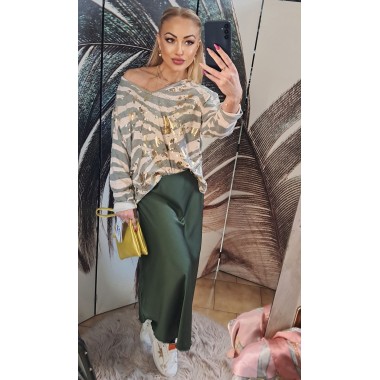 Gonna lunga in raso | Serena