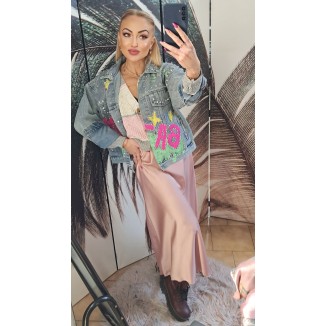 Gonna lunga in raso | Serena