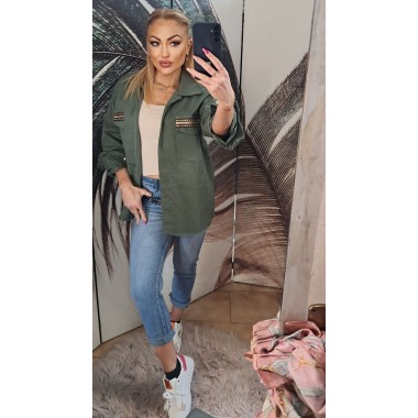 Maxi camicia stile militare | Denise