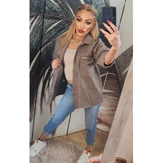 Maxi camicia stile militare...