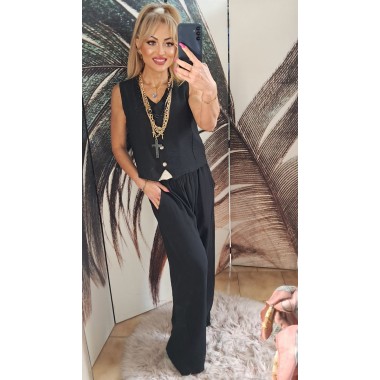 Completo in lino con gilet | Serena