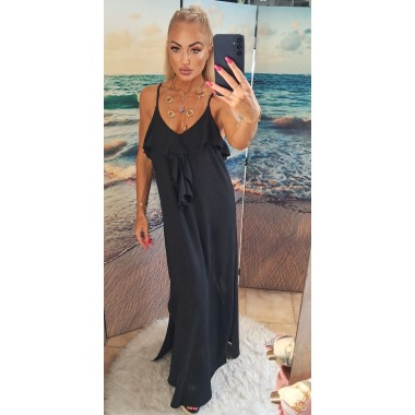 Abito lungo con rouge | Carla