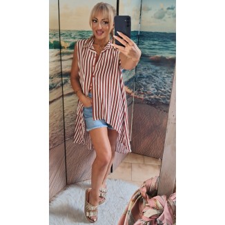 Camicione lungo a righe | Dalia