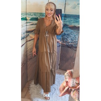 Abito lungo di cotone | Gio'