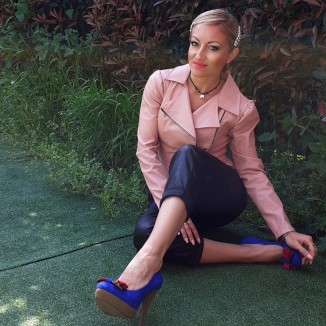 Scarpe scamosciate con tacco | Desy