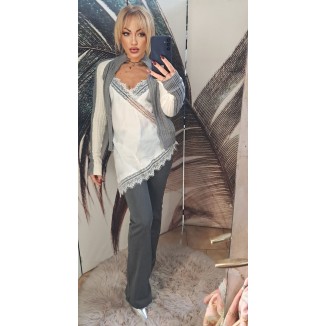 Canotta in viscosa con...