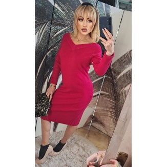 Abito longuette misto lana...