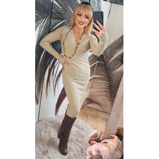 Abito lungo misto lana | Mary