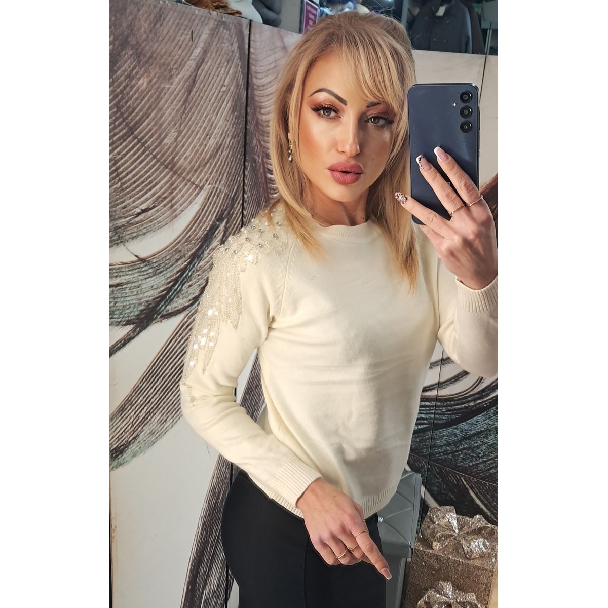 Maglioncino con pietre | Linda