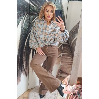 Camicia fantasia a quadri | Lucy