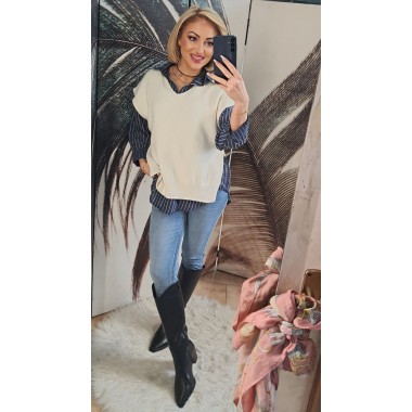 Gilet con scollatura a V | Lisa